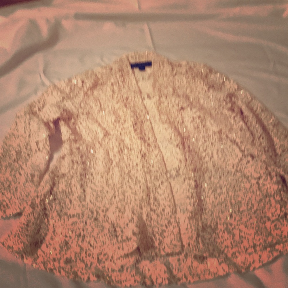 Sequined Lace Jacket